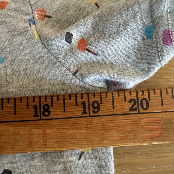 SuperDry Japan Unisex Large Gray Popsicle Print Graphic Tee Short Sleeve T-Shirt - Picture 5 of 6